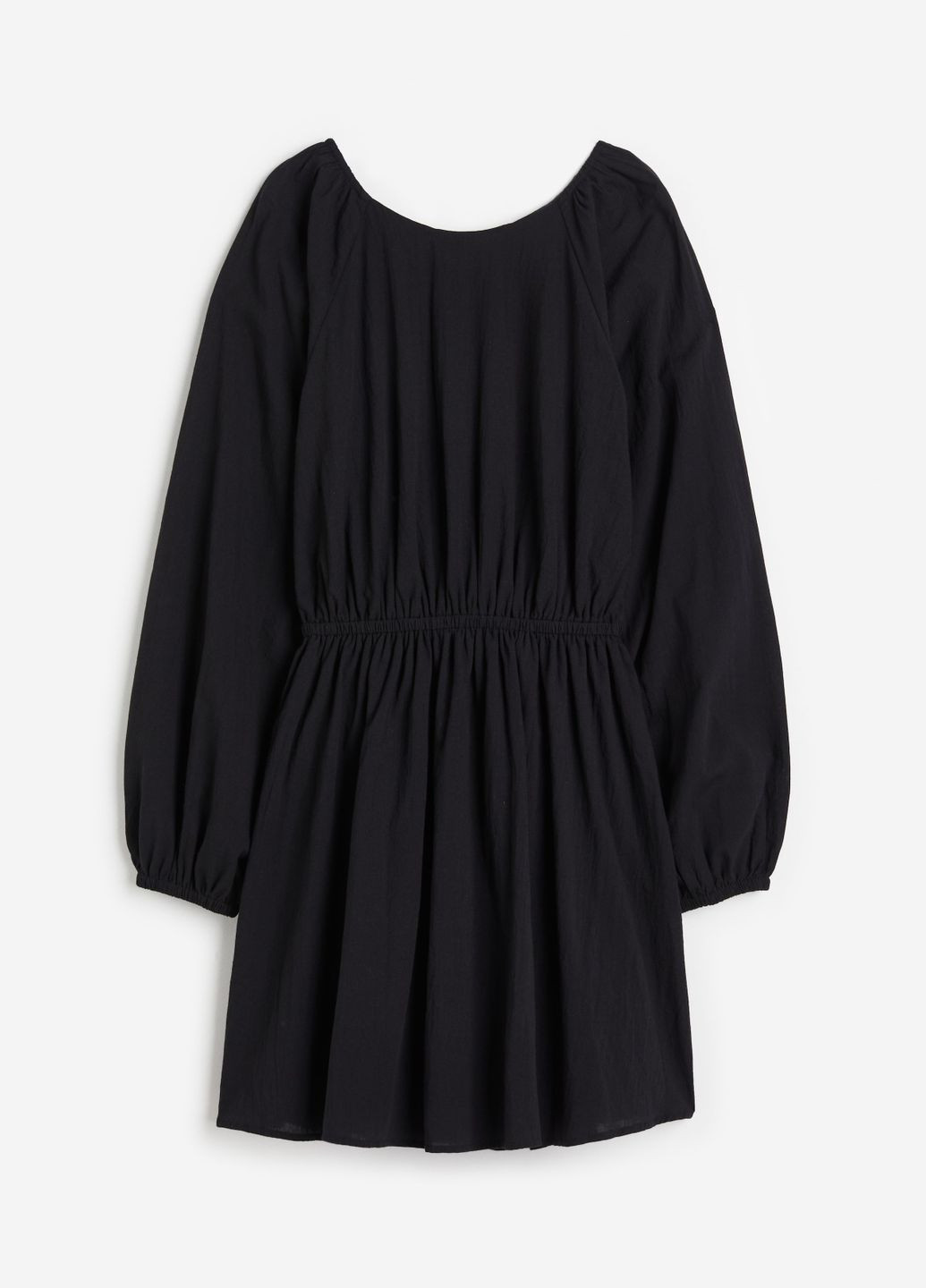 Черное повседневный платье H&M однотонное