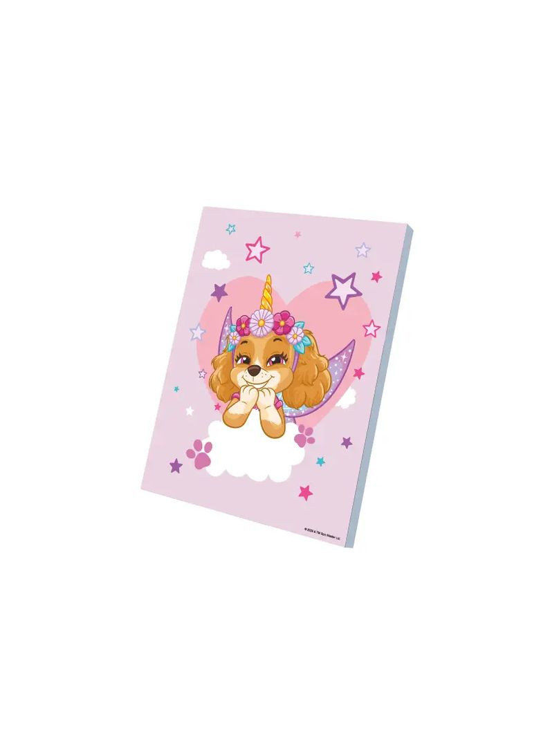 Картина по номерам Щенячий патруль Блестящая единорожка на холсте 30х40 см акрил QB914-010 qbee Нас1244 (370650688)