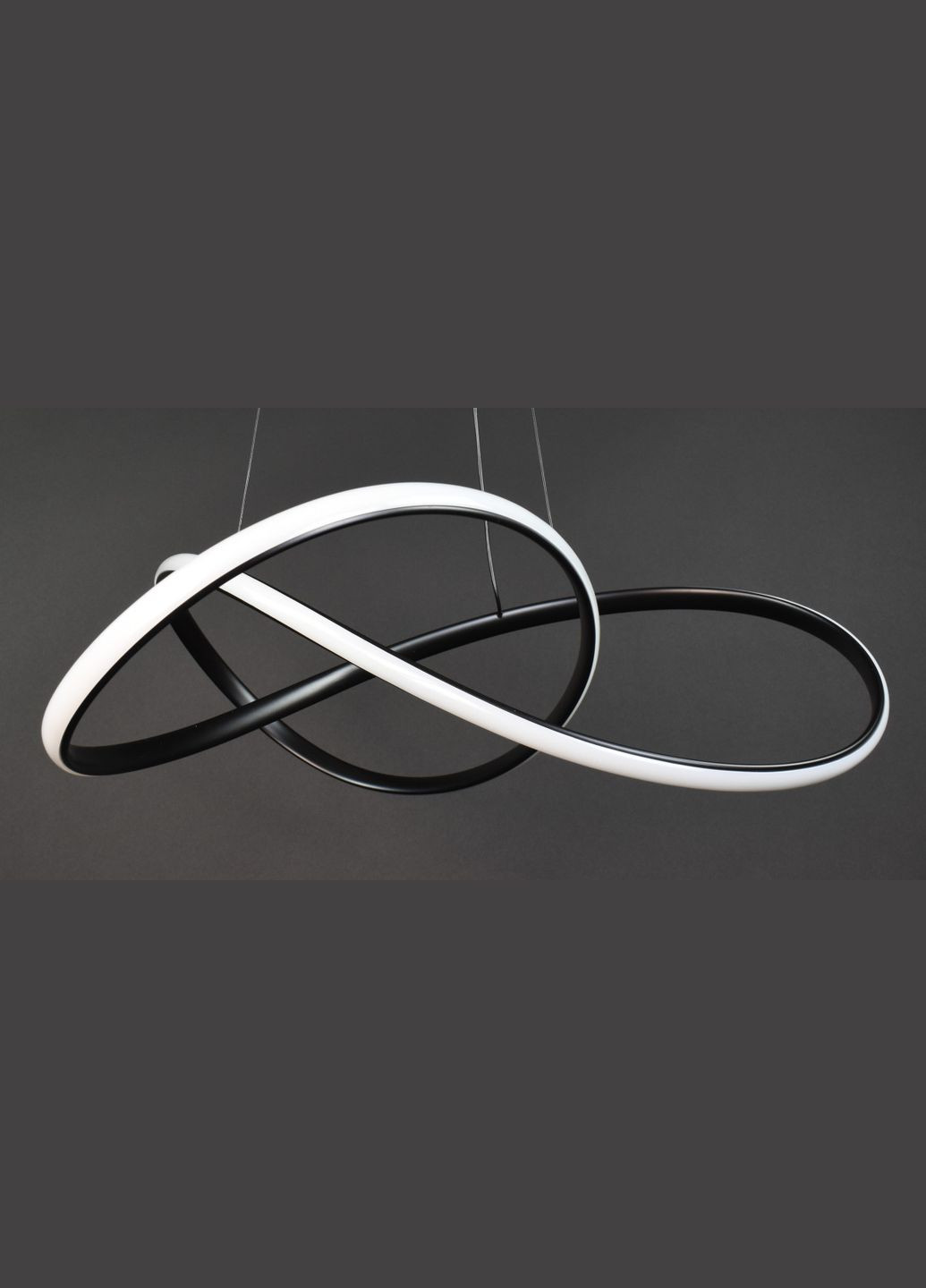 Люстра світлодіодна підвісна LED світильник для квартири на стелю лед 28014 Чорний 25-130х60х60 см. Sunnysky (364759218)