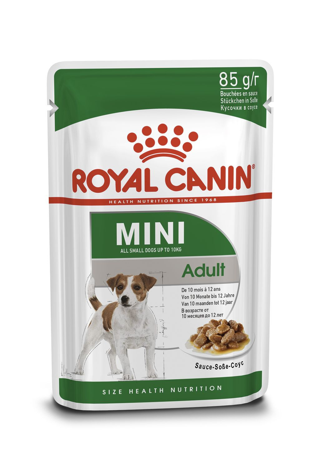 Влажный корм для взрослых собак мелких пород Mini Adult 85 гр Royal Canin (266274062)