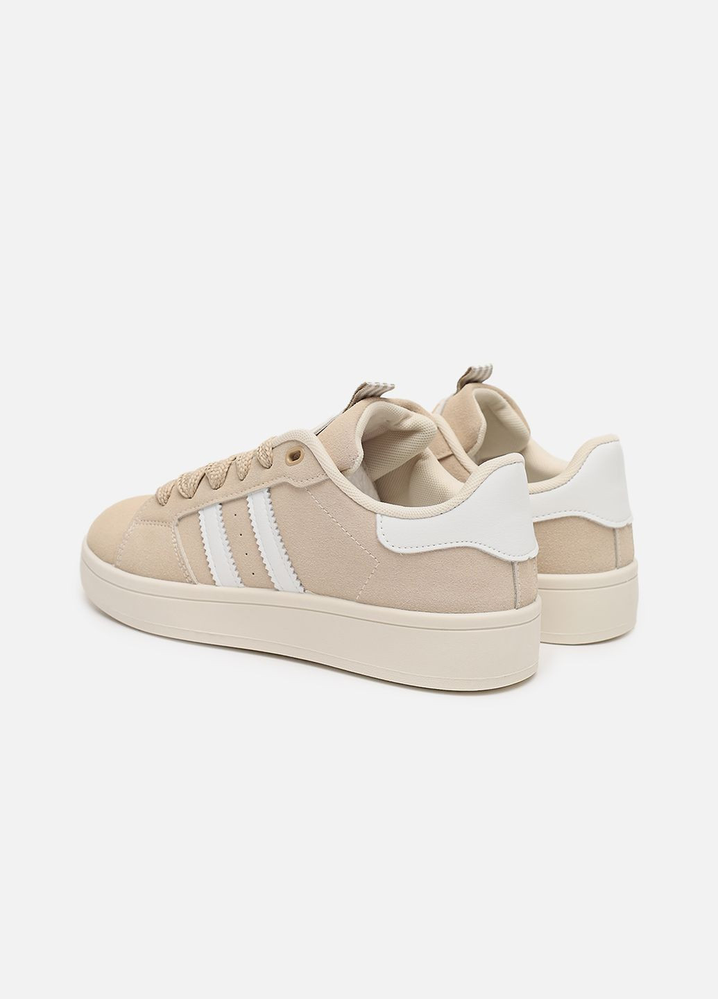 Бежеві кеди жіночі колір бежевий цб-00273550 Stilli