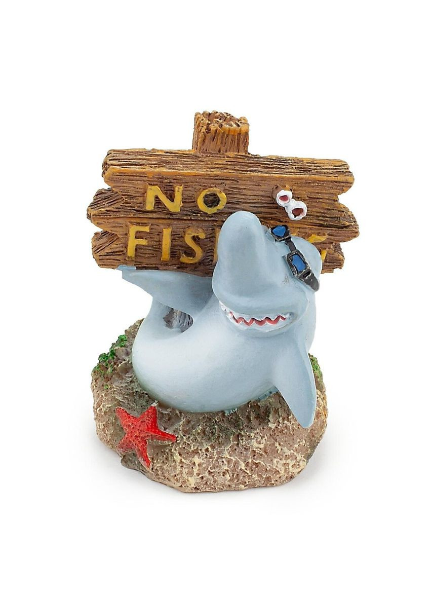 Акваріумний декор - Акула, 5х5х6,5 см Happet (360245720)