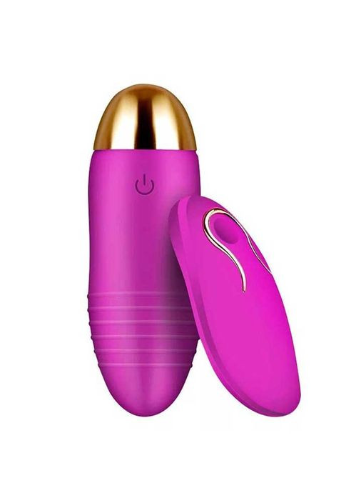 Яскраве віброяйце з Д/У USB - Фіолетовий - Вібратори - (372660063)
