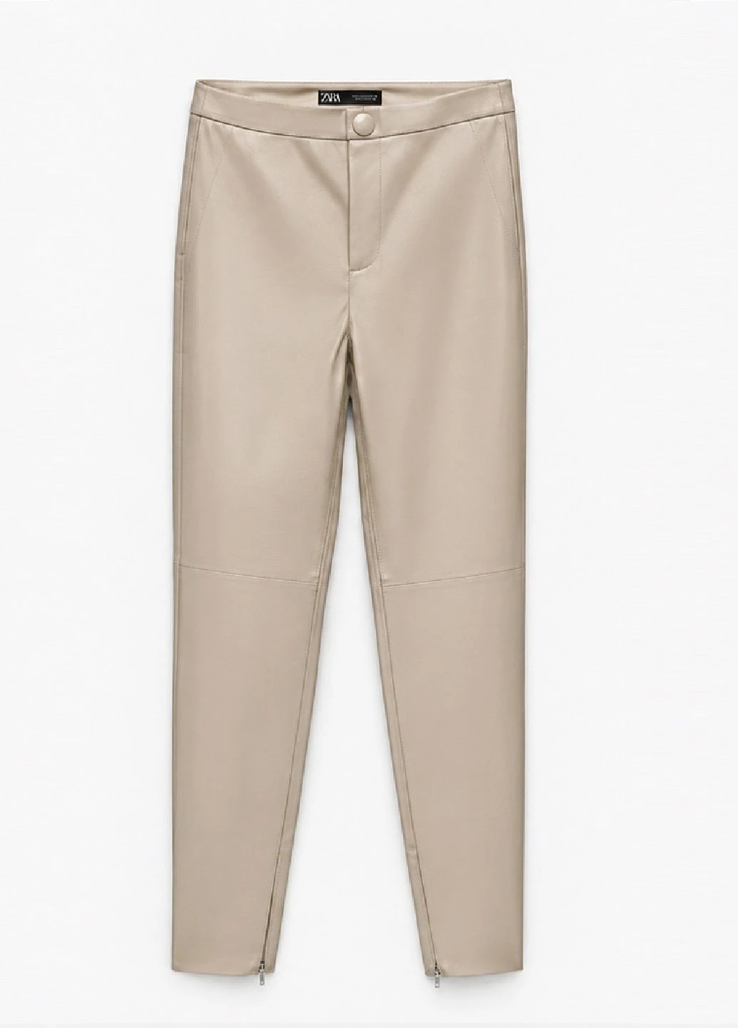 Женские брюки из эко кожи Zara (392291075)