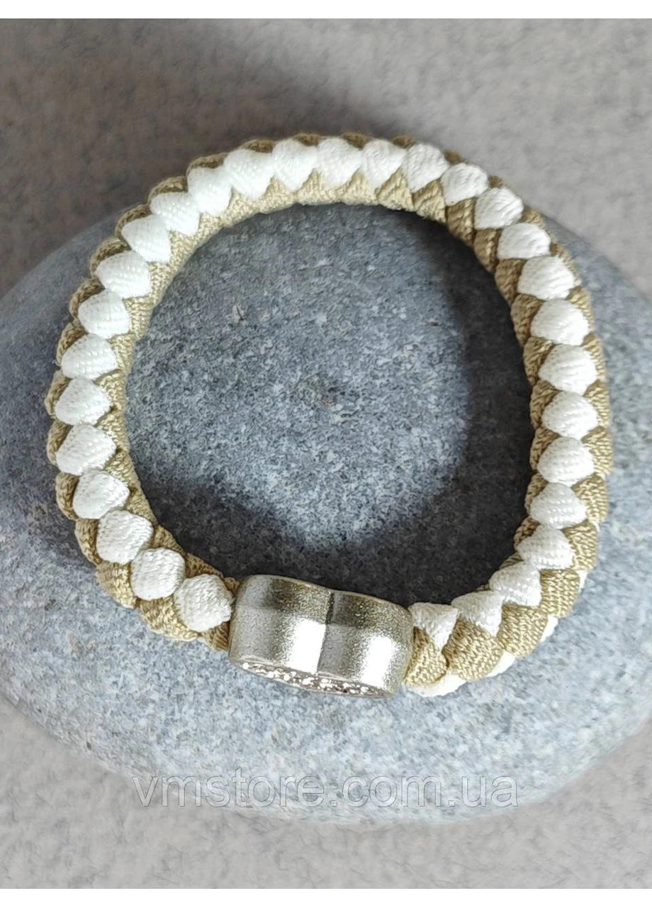 Резинка для волосся плетіння з брошкою, світлий беж Fashion Jewelry (386515644)