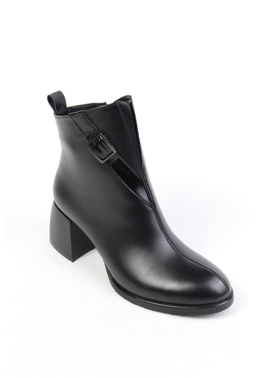 Черные демисезонная ботильони Benito