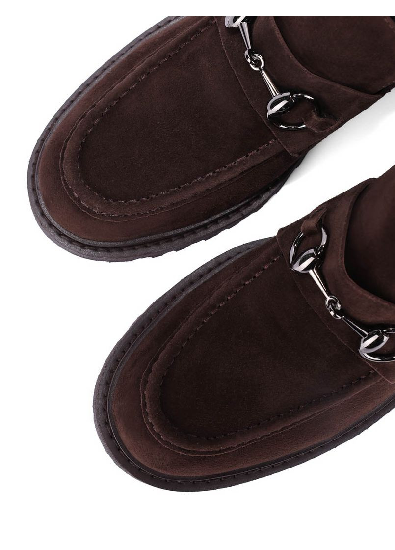 Жіночі Черевики F8631-5-Z11R Коричневий Велюр MIRATON (368753766)