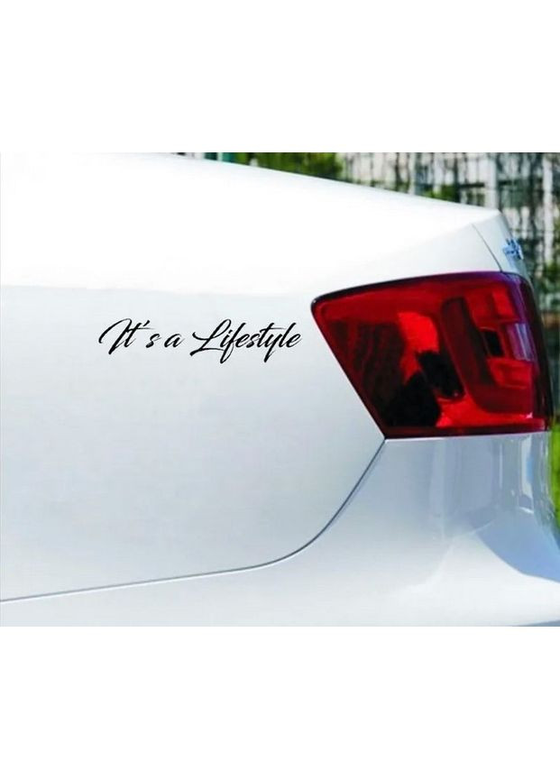 Наклейка на авто 3D TUNING STUDIO It`s a lifestyle 179х40х0.060мм No Brand (362498748)