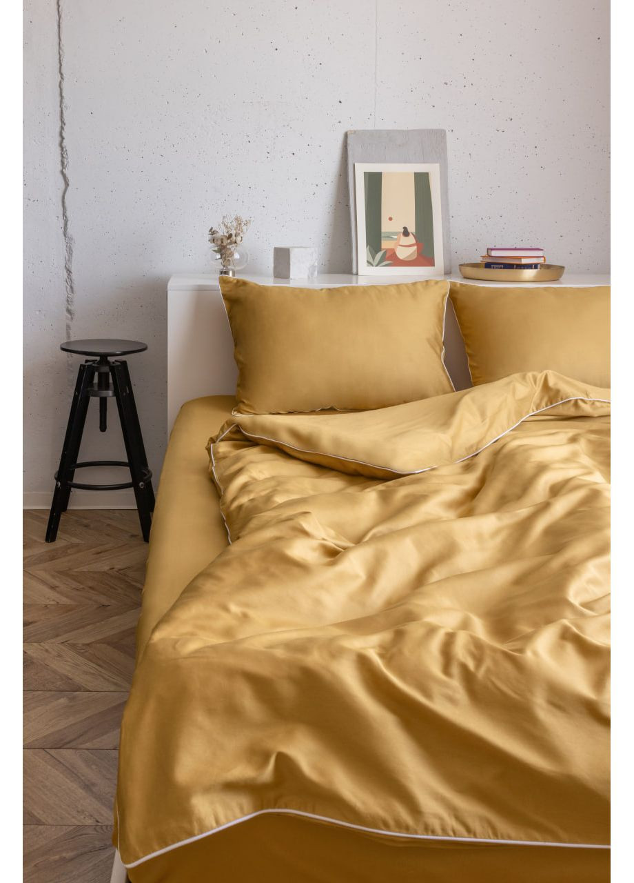 Комплект односпальної постiльної бiлизни на гумці з кантом HYGG (368830751)