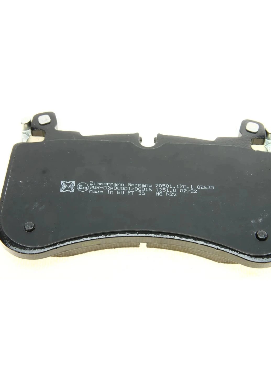 Колодки гальмівні дискові (комплект 4 шт) LAND ROVER 20581.170.1-ua ZIMMERMANN (364834313)