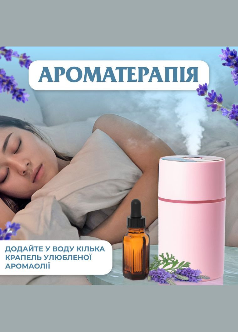 Зволожувач повітря H2O Humidifier 450ml Happy Life HPBH16986P (302391404)