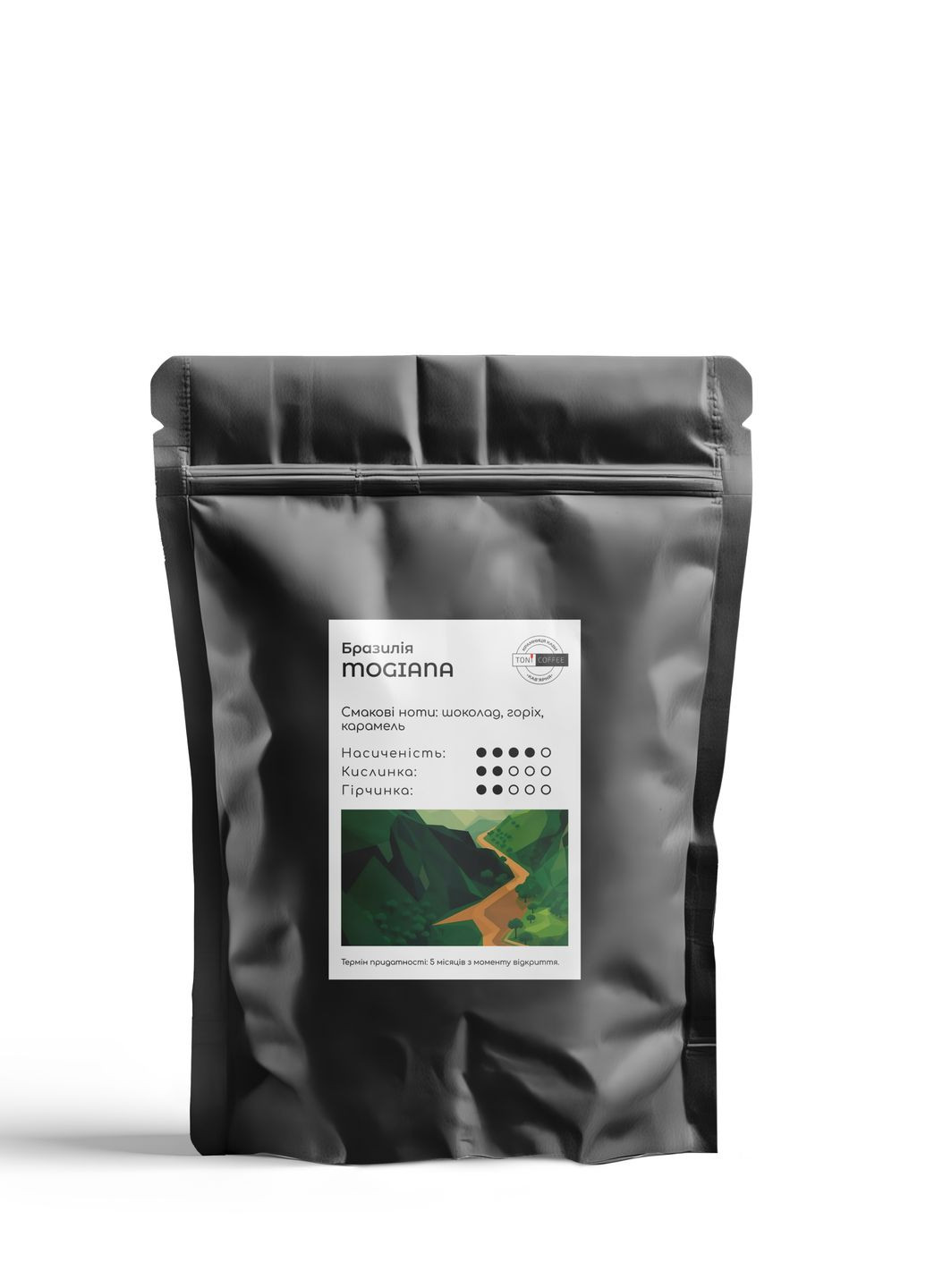 Кофе Бразилия Mogiana Toni Coffee 100% арабіка в зернах (313400643)