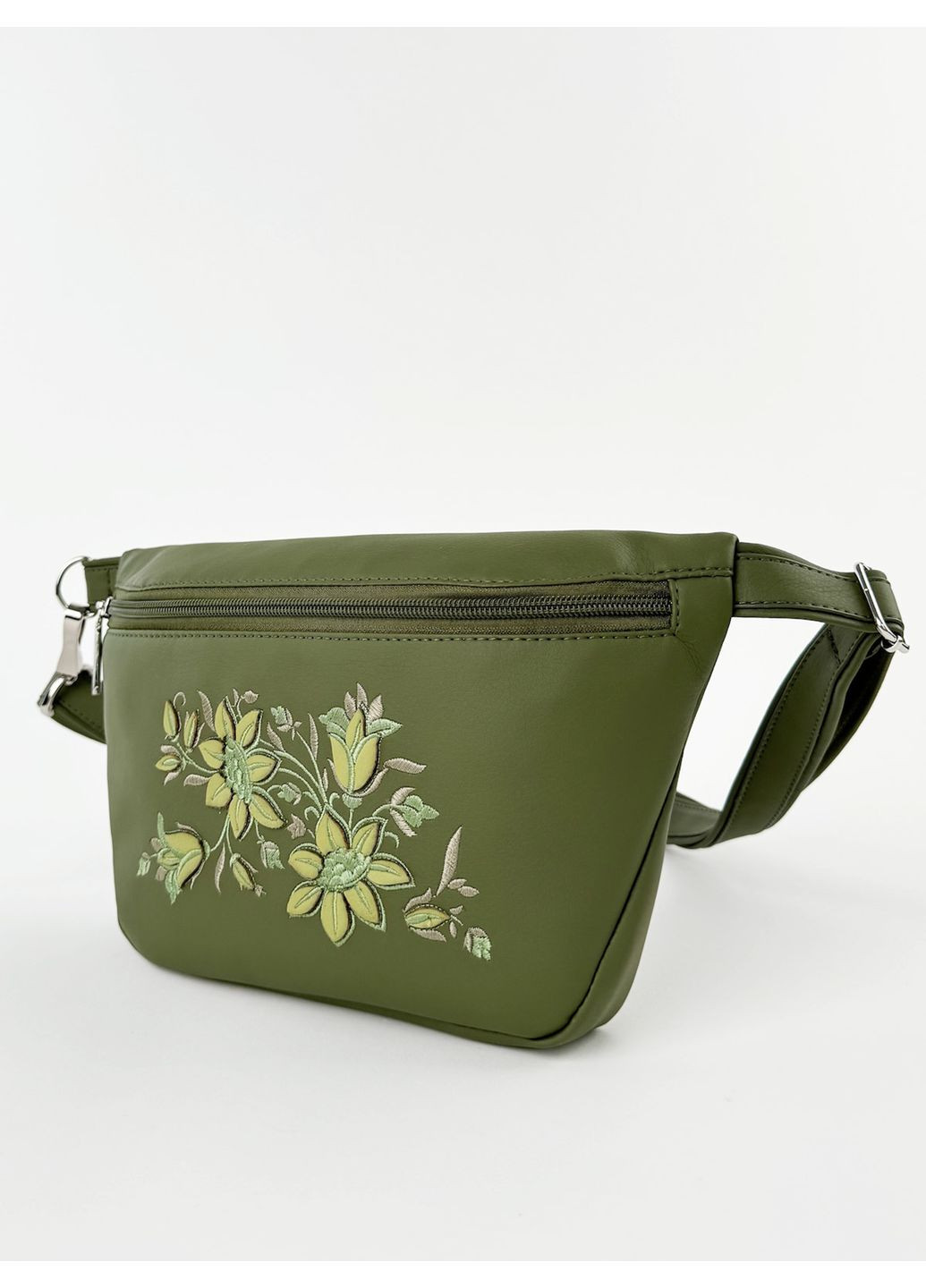 Сумка через плече 250215 оливковий Alba Soboni (354700266)