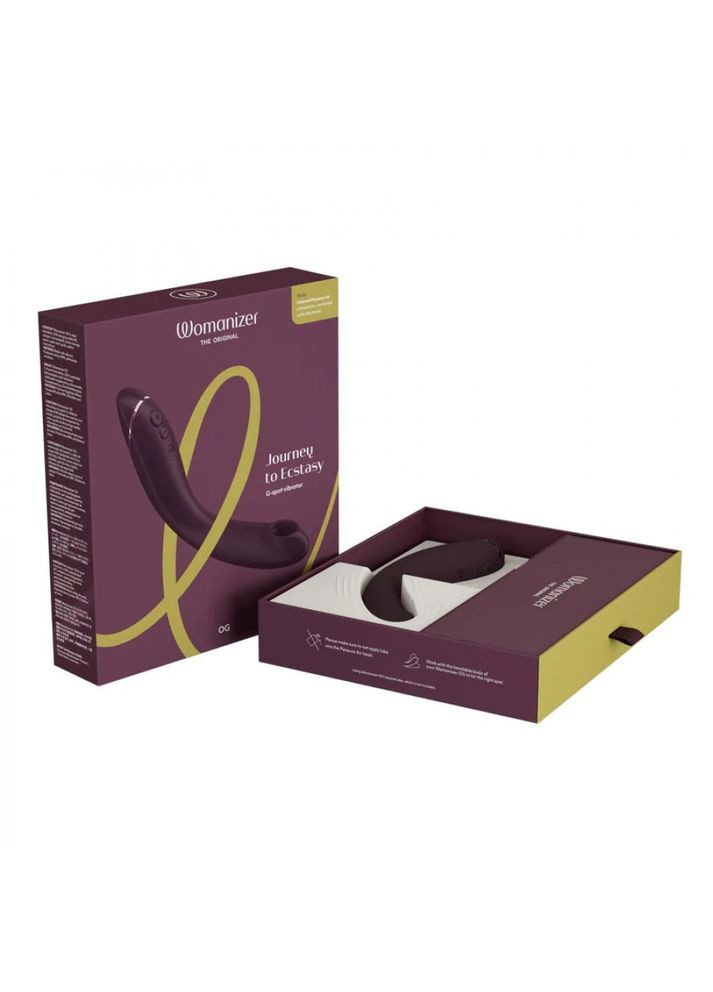 Вібратор для точки G c вакуумною стимуляцією OG Aubergine Womanizer (303911118)