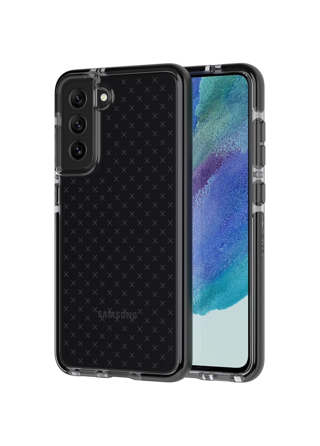 Чехол-накладка Evo Check для Samsung Galaxy S21 FE SM-G990 Black (T21-9080) Tech21 (370616103)