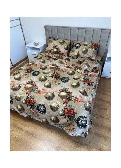 Двухспальный комплект Постельного белья Байка - Фланель 100% хлопок размер 180х220 см Vital-Textile (367269050)