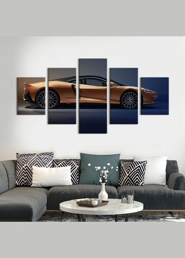 Картина на холсте Прекрасный золотой McLaren 162x80 см (1357-52) KilArt (380012110)