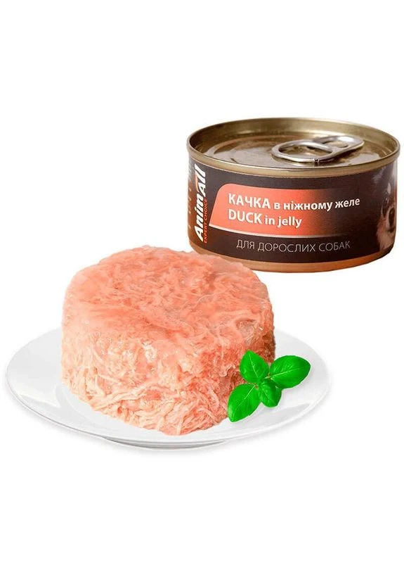 Шматочки качки в желе для дорослих собак AnimAll (372159363)