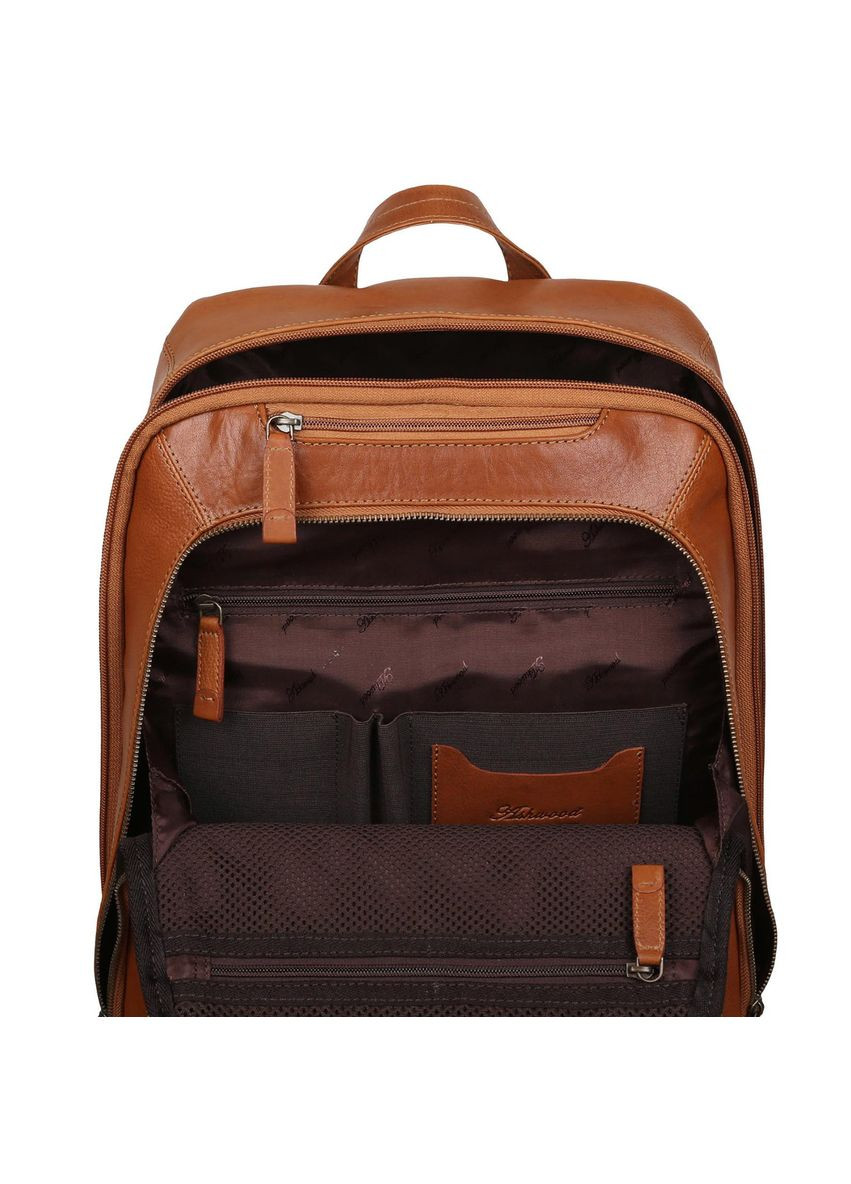 Світло-коричневий шкіряний чоловічий рюкзак Leather 8144 Tan Ashwood (303831614)