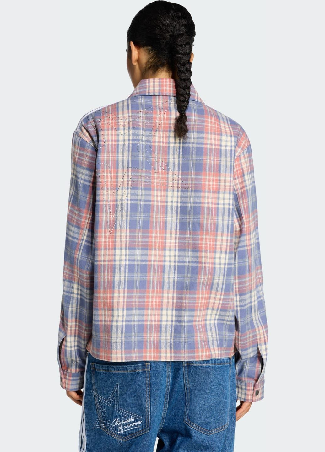 Комбінована демісезонна сорочка originals check adidas