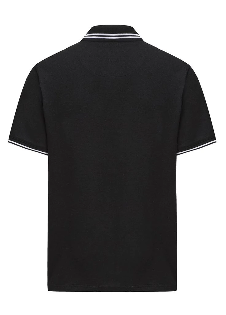 Черная футболка-поло barton black 540145-03 для мужчин Pretty Green