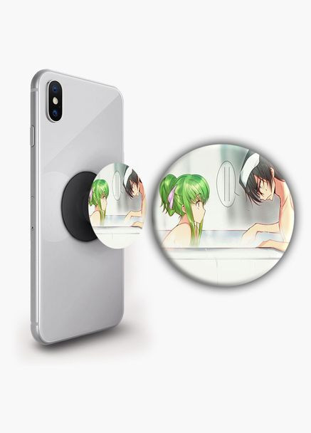 Держатель для телефона PopSockets Аниме Код Гиас #07 Черный No Brand (304502999)