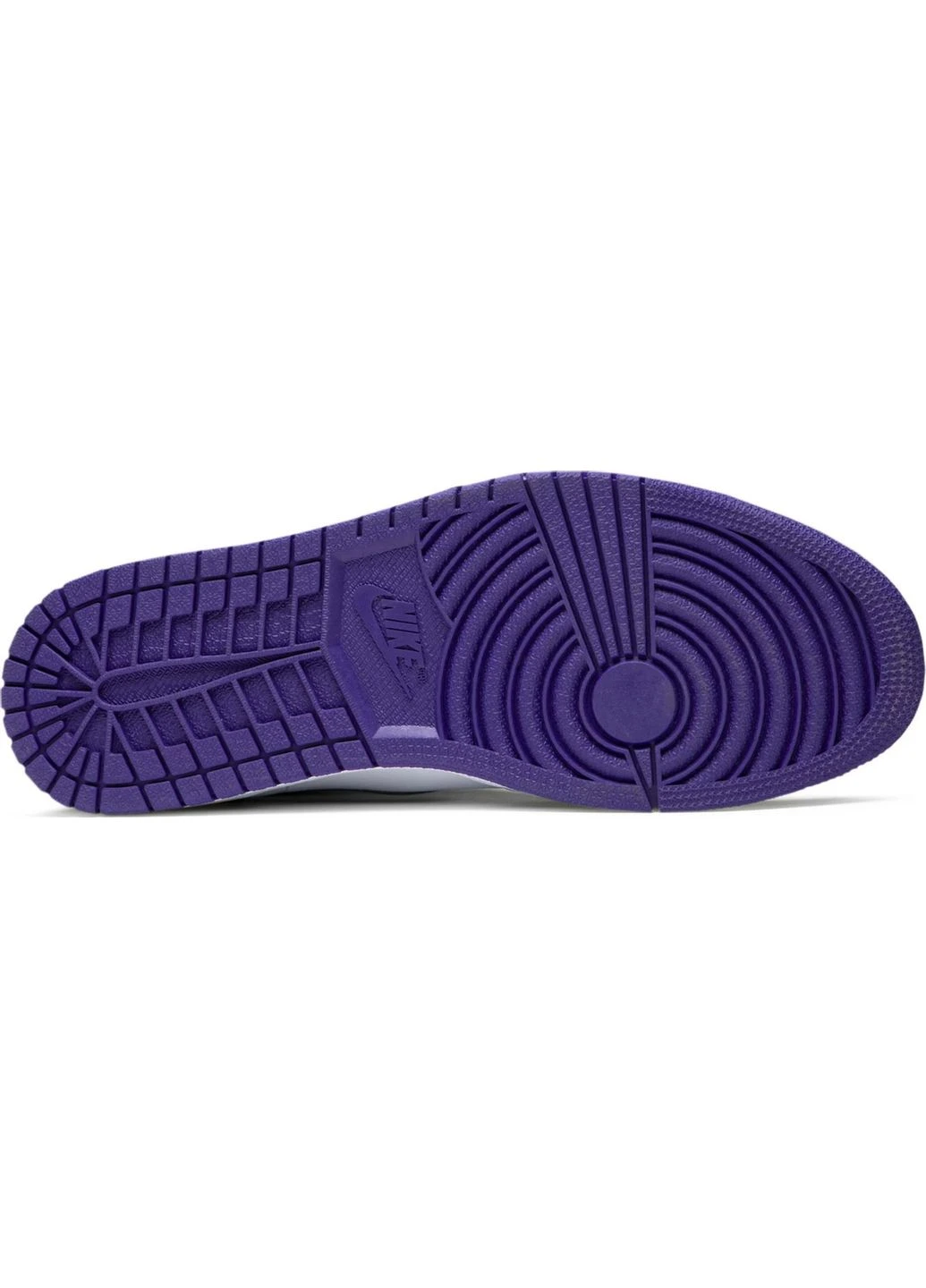 Черные всесезонные кроссовки air jordan 1 retro high court purple white - 555088-500 Nike
