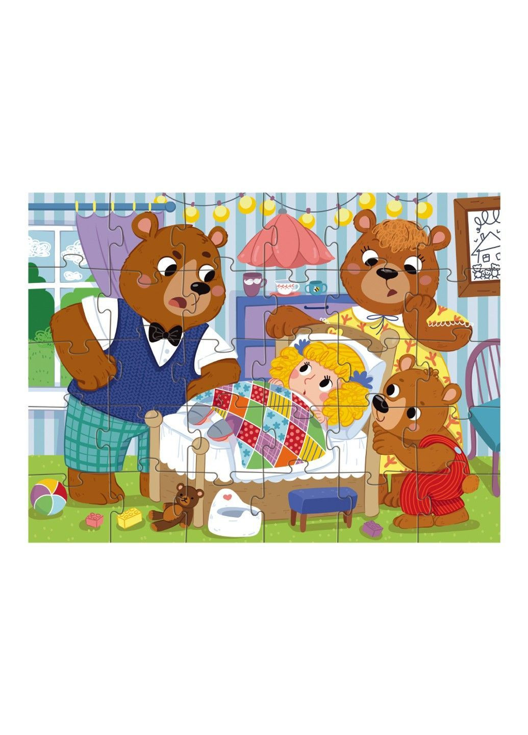 Пазл Три ведмеді, 30 елементів Dodo (364689275)