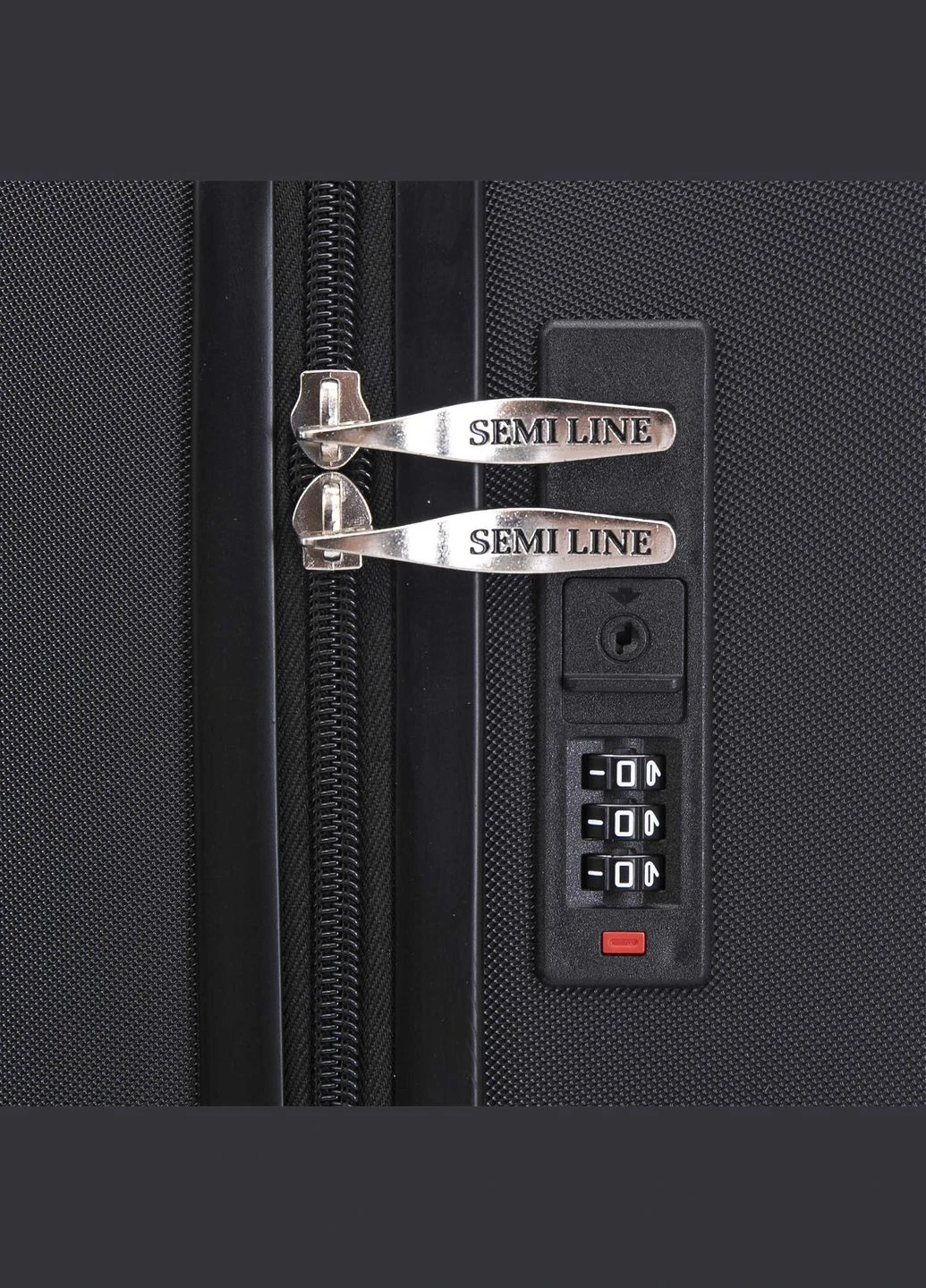 Чемодан 24" (M) Black (T5854-2) Semi Line (315936651)