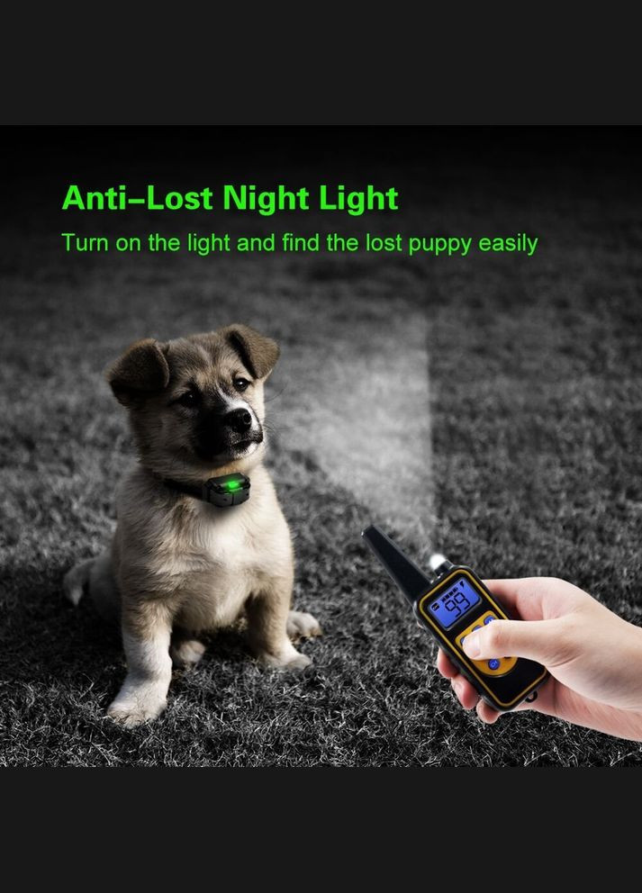 Нашийник для дресирування собак Dog Training (Green) нашийник для тренування з пультом Bark Collar 880-1 (300368660)