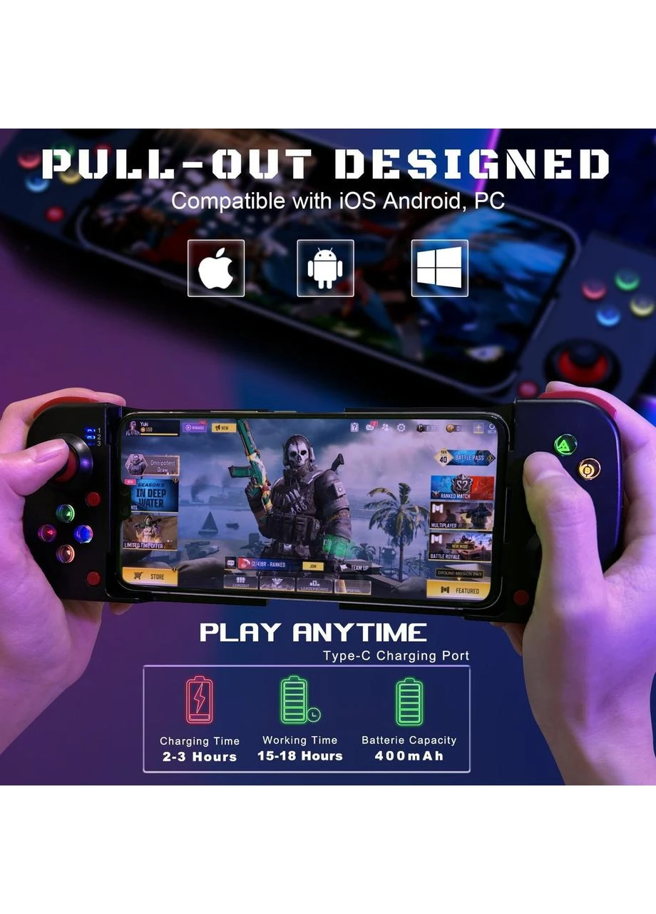 Bluetooth Джойстик для Телефону Геймпад для Смартфону Gamepad Бездротовий Ігровий Контролер для iOS андроїд Union (366664707)