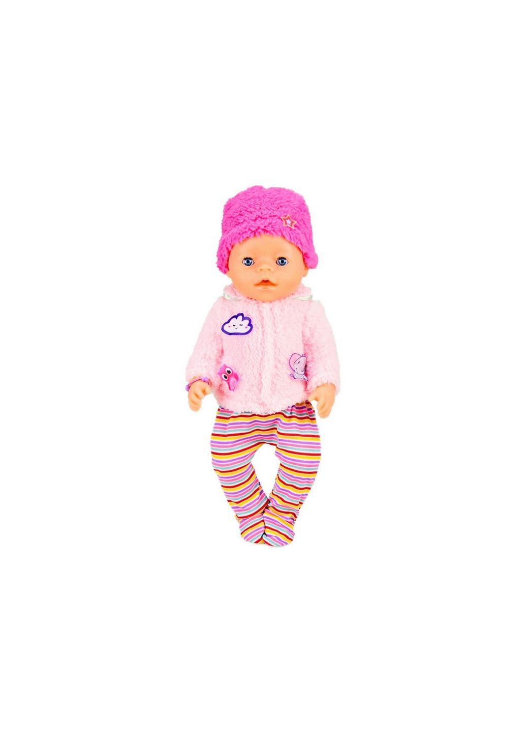 Дитяча лялька-пупс BL037 в зимовому одязі, пустушка, горщик, пляшечка Вид 1 Bambi (283324800)
