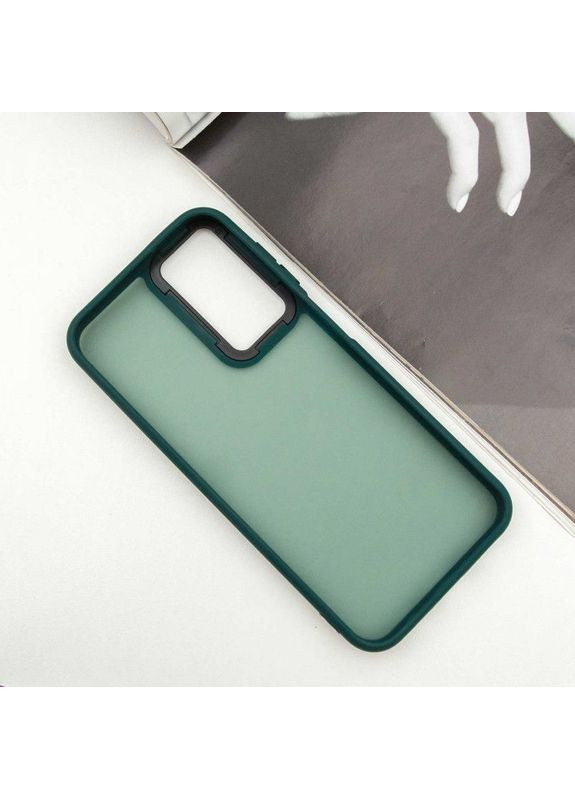 Чехол TPU+PC Lyon Frosted для Samsung Galaxy A05s Зеленый Epik (373255485)