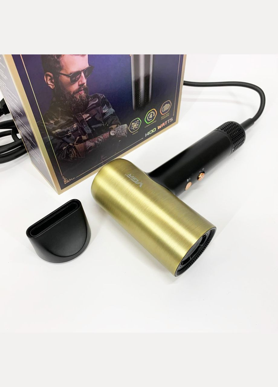 Фен профессиональный V-441 с 3 уровнями обдува и 4 уровнями температуры VGR (364664510)