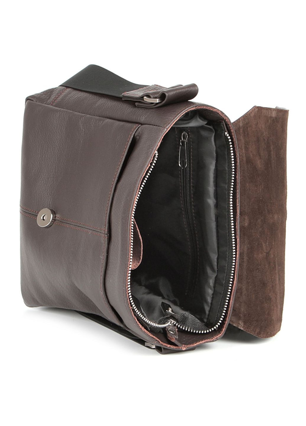 Сумка 00852 кожаная Коричневая Shvigel (331910221)