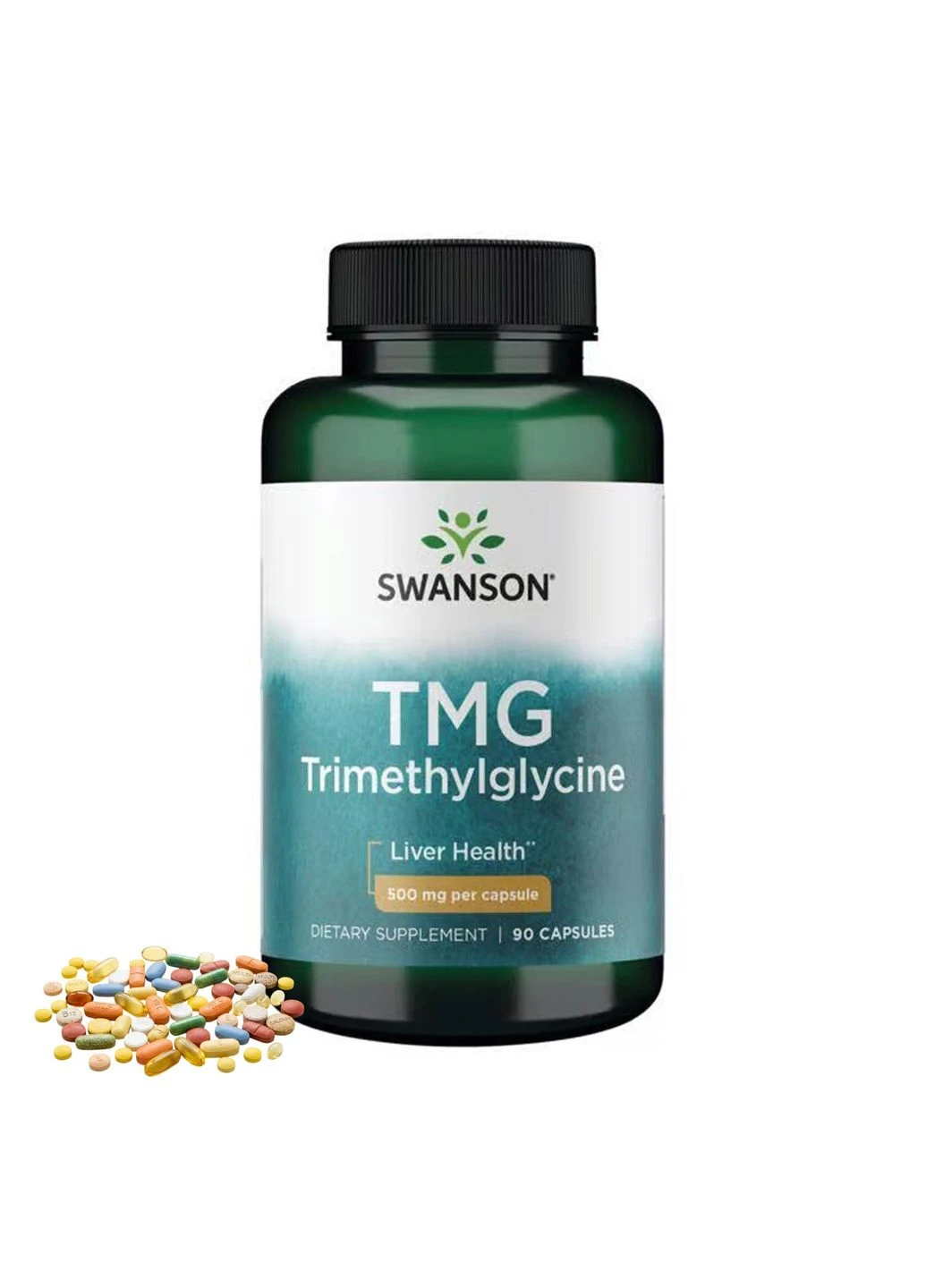 TMG Trimethylglycine 500mg - 90 caps Swanson (367957040)