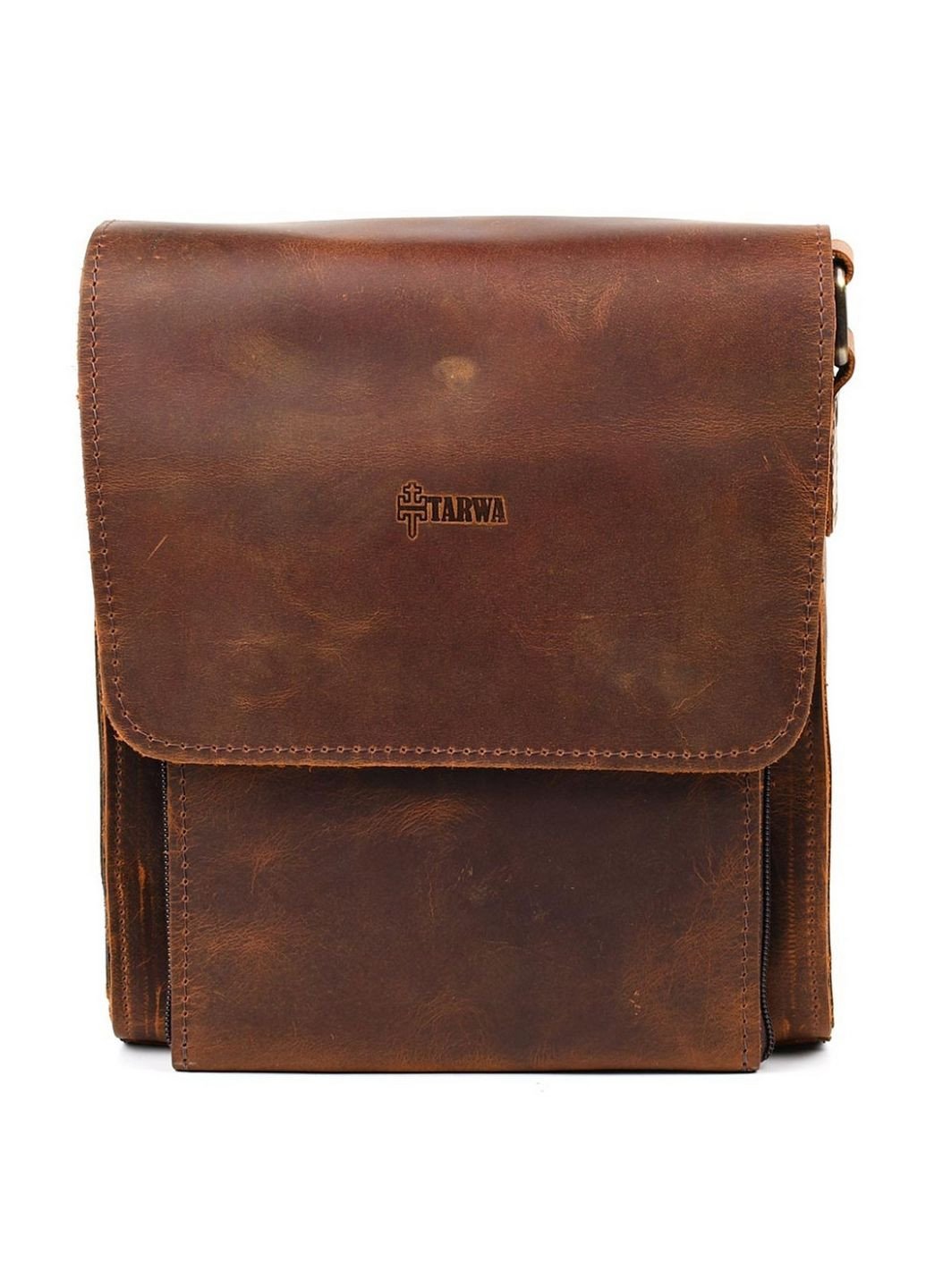 Чоловіча шкіряна сумка через плече 26х22х6 см TARWA (315874530)