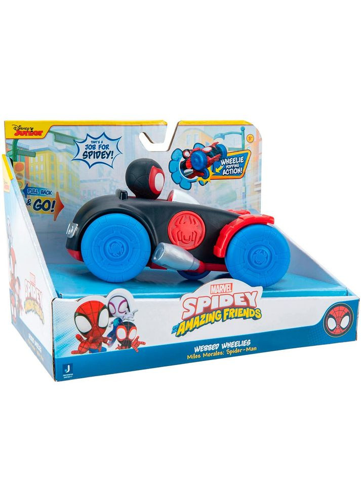 Машинка инерционная Pull Back Vehicle Spinn Майлз Моралес (SNF0017) Spidey (322936103)