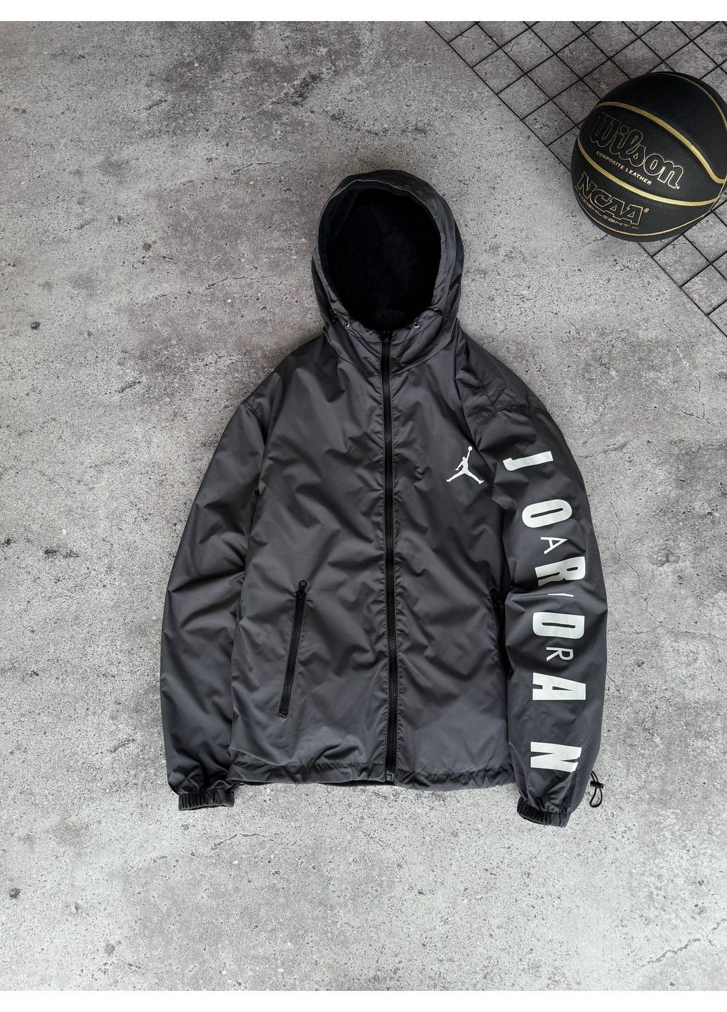 Графитовая нереальная двухсторонняя куртка!!! No Brand