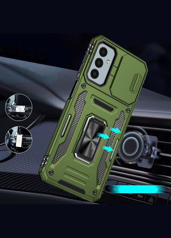Ударостійкий чохол Camshield Army Ring для Samsung Galaxy A26 5G Army Green No Brand (344465202)