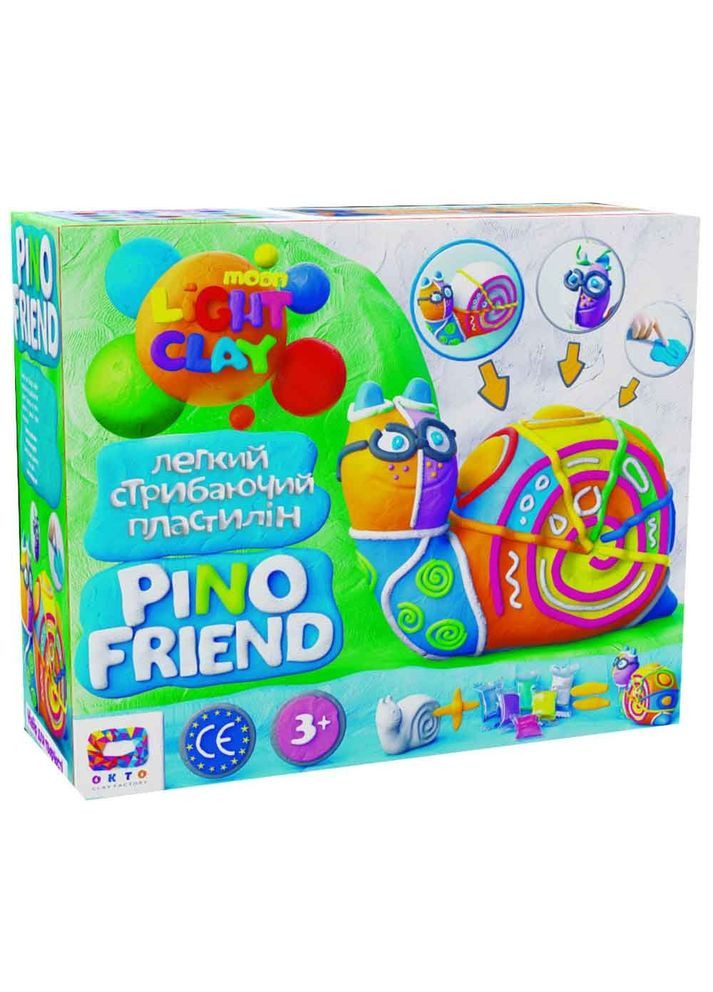 Набор для лепки "Pino Friend: Динозаврик Райли" Окто (290251874)