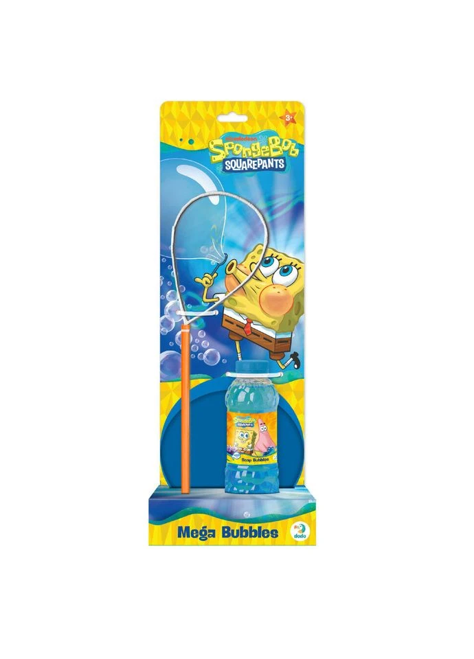 Мильні бульбашки "Mega Bubbles з тарілкою SpongeBob" об'єм 450 мл 200636 DoDo Toys (392274104)