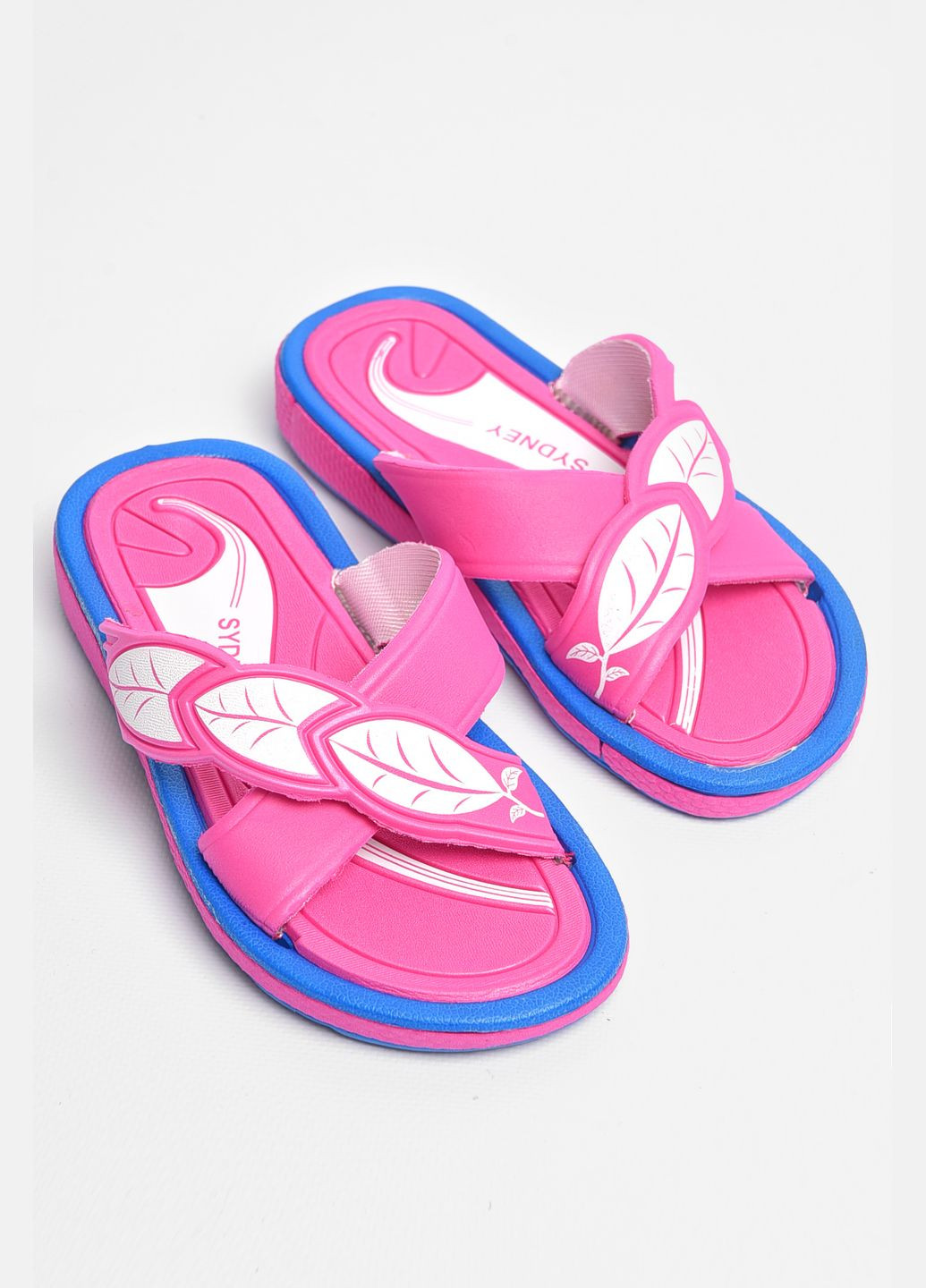 Шльопанці дитячі для дівчинки рожевого кольору Let's Shop (296199131)