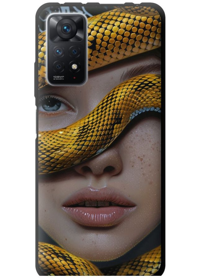 TPU чорний чохол 'Обійми змії' для Endorphone Xiaomi Redmi Note 12 Pro (289531031)