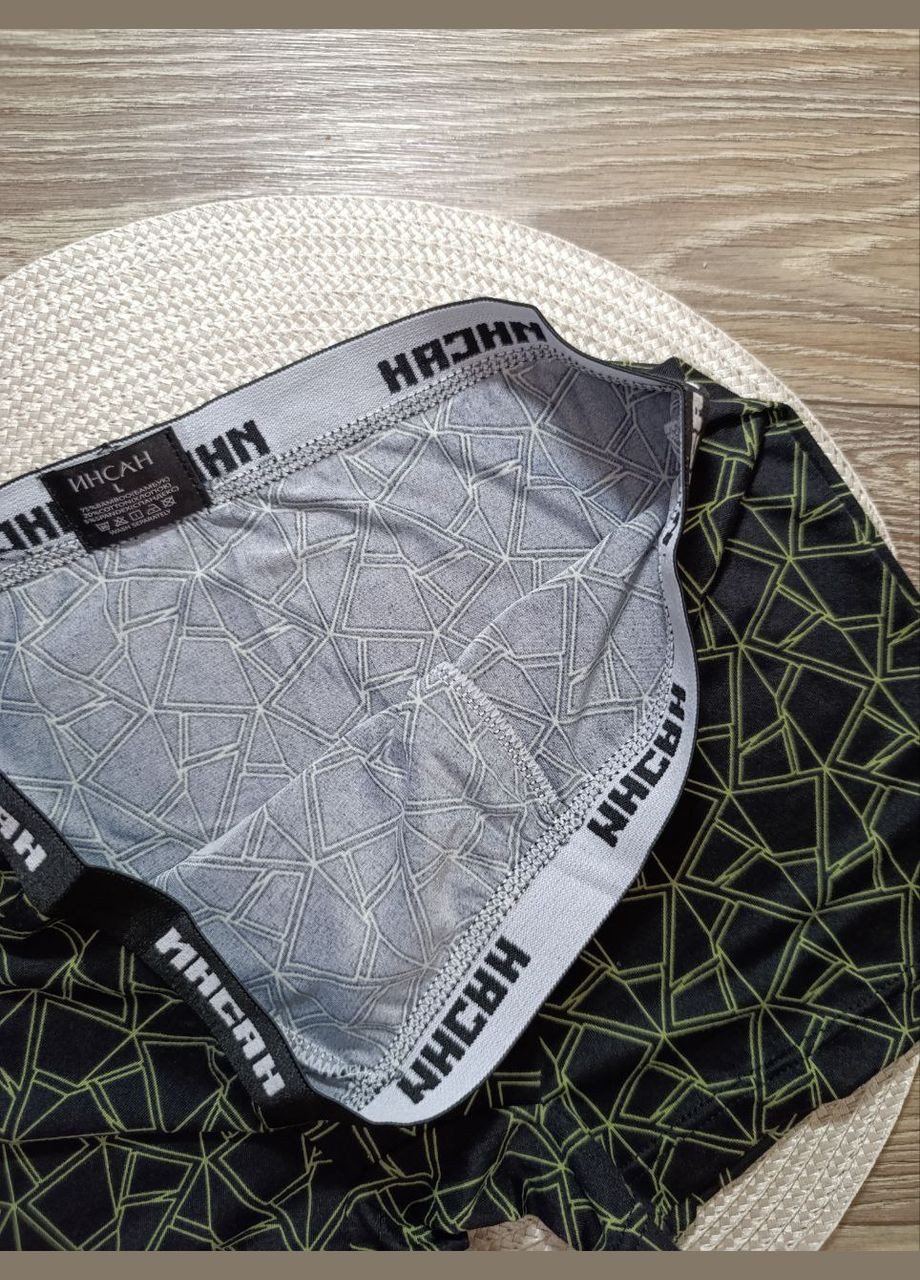 Набор мужских трусов, боксеры INSAMG () бамбуковые широкая резинка, размер L-4XL Indena (341264014)