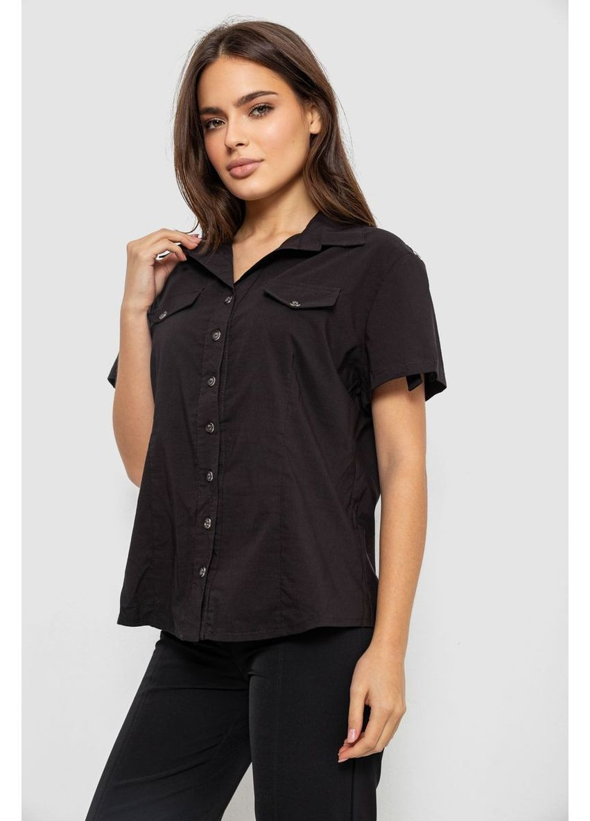 Черная рубашка Ager