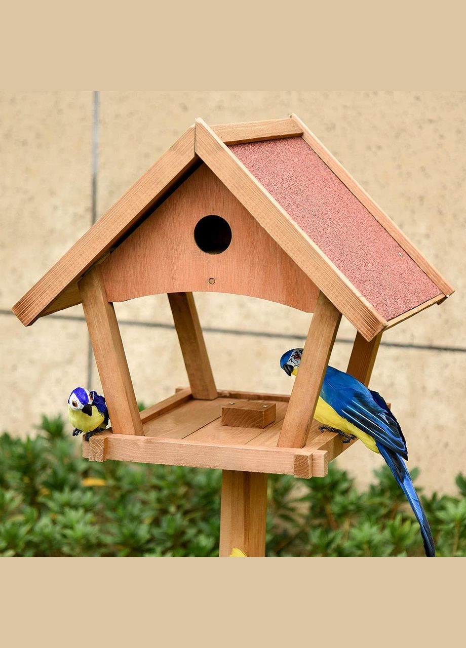 Годівниця на стійці з дерева Галстучник бланже (КСС-000101) No Brand (328605632)