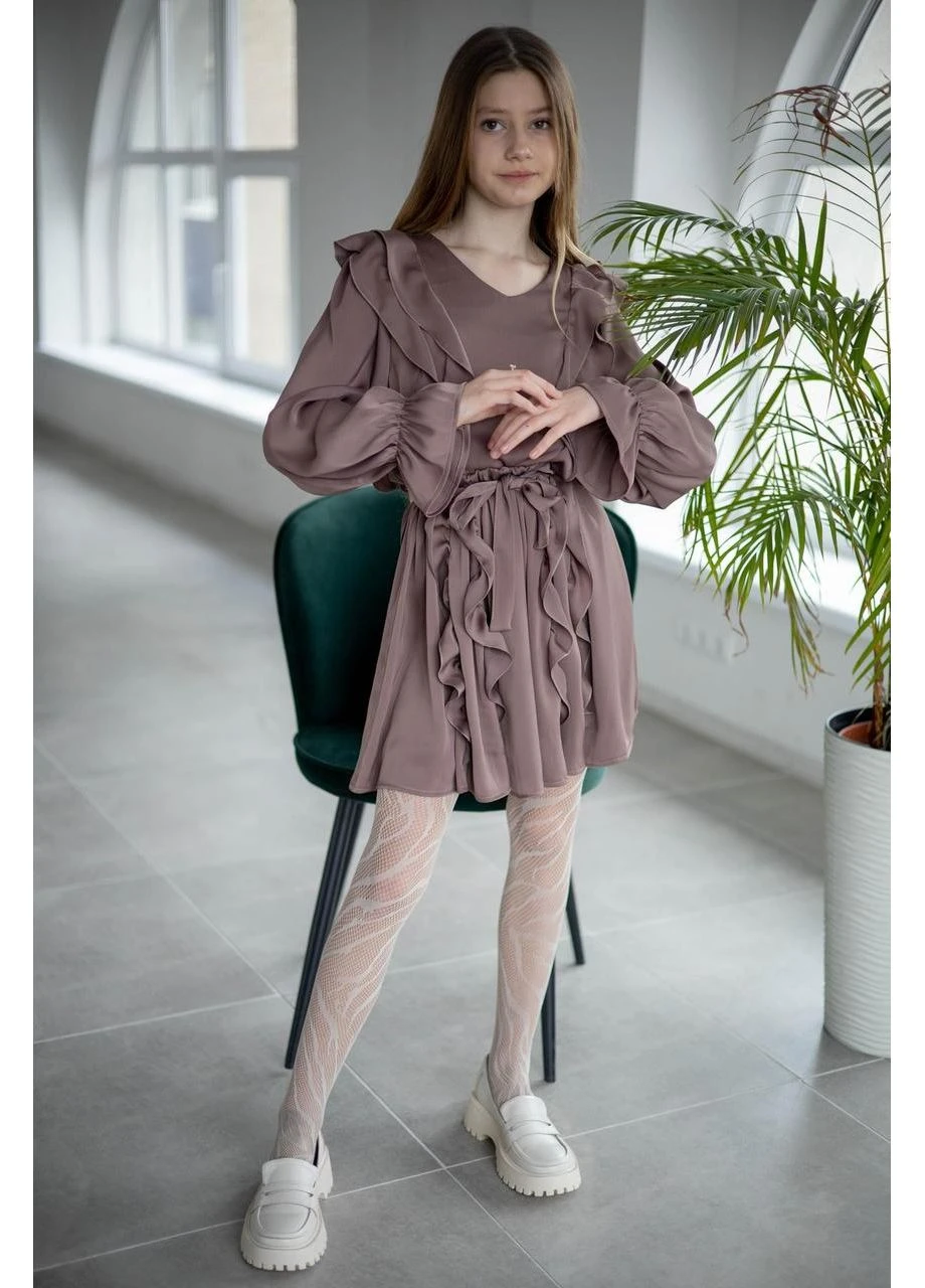 Коричневое платье кристалл мокко IRmAS (387642078)