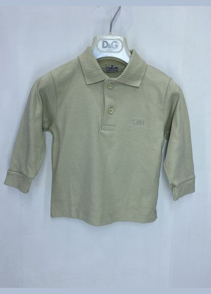 Бежева демісезонна футболка поло No Brand