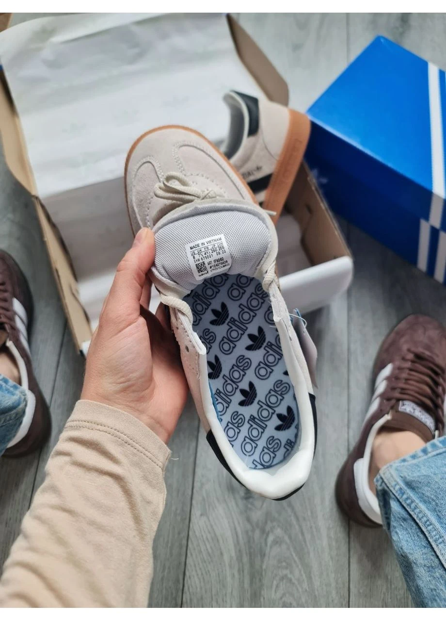 Серые летние кроссовки adidas handball spezial grey адидас специал No Brand